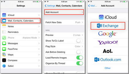 office 365 contacts not syncing with iphone